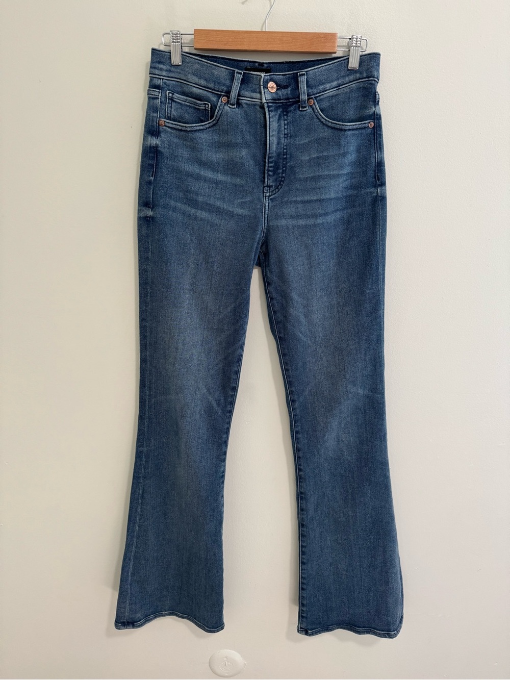 Express Flare High Rise Jeans Long